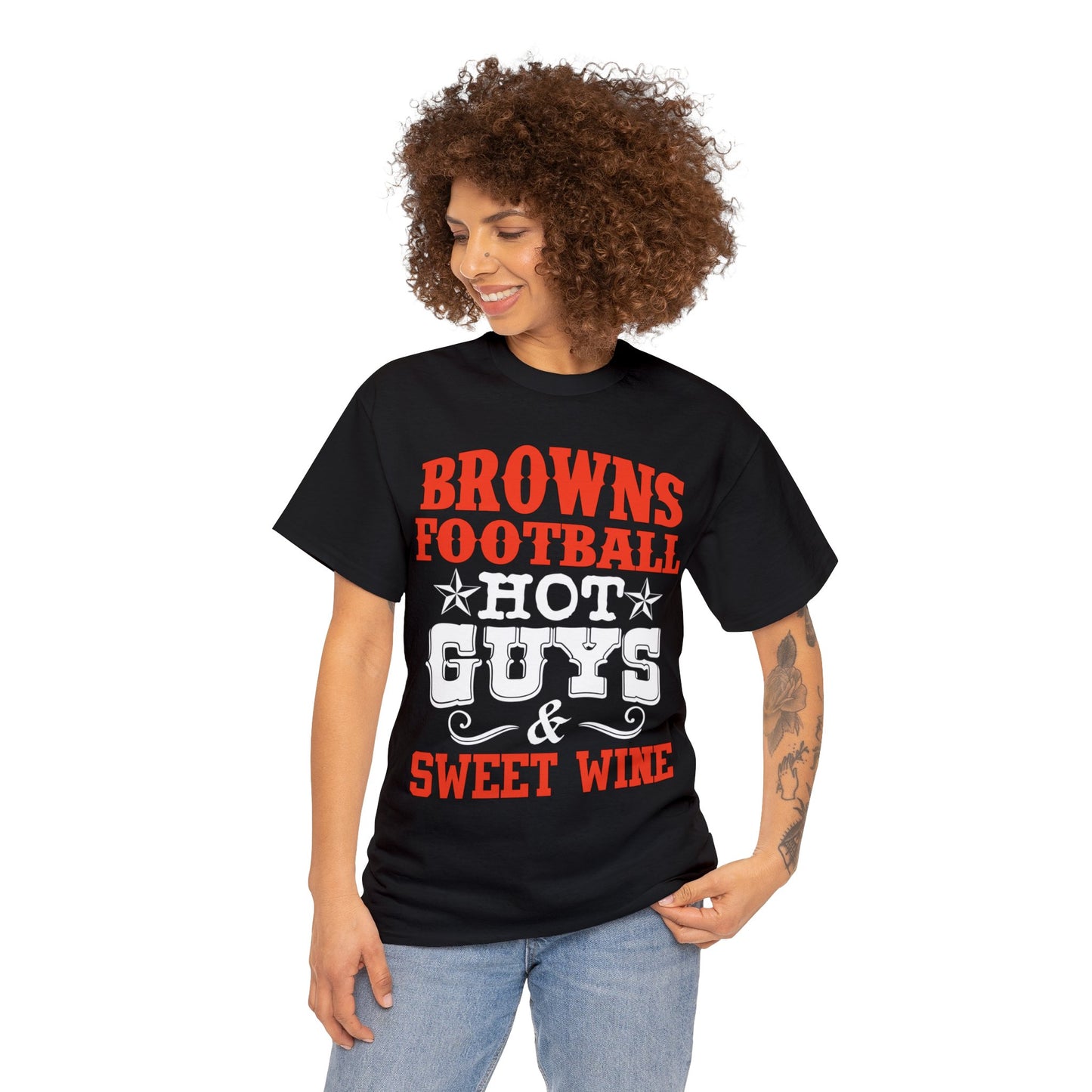 Football, Guys & Wine Cotton Tee