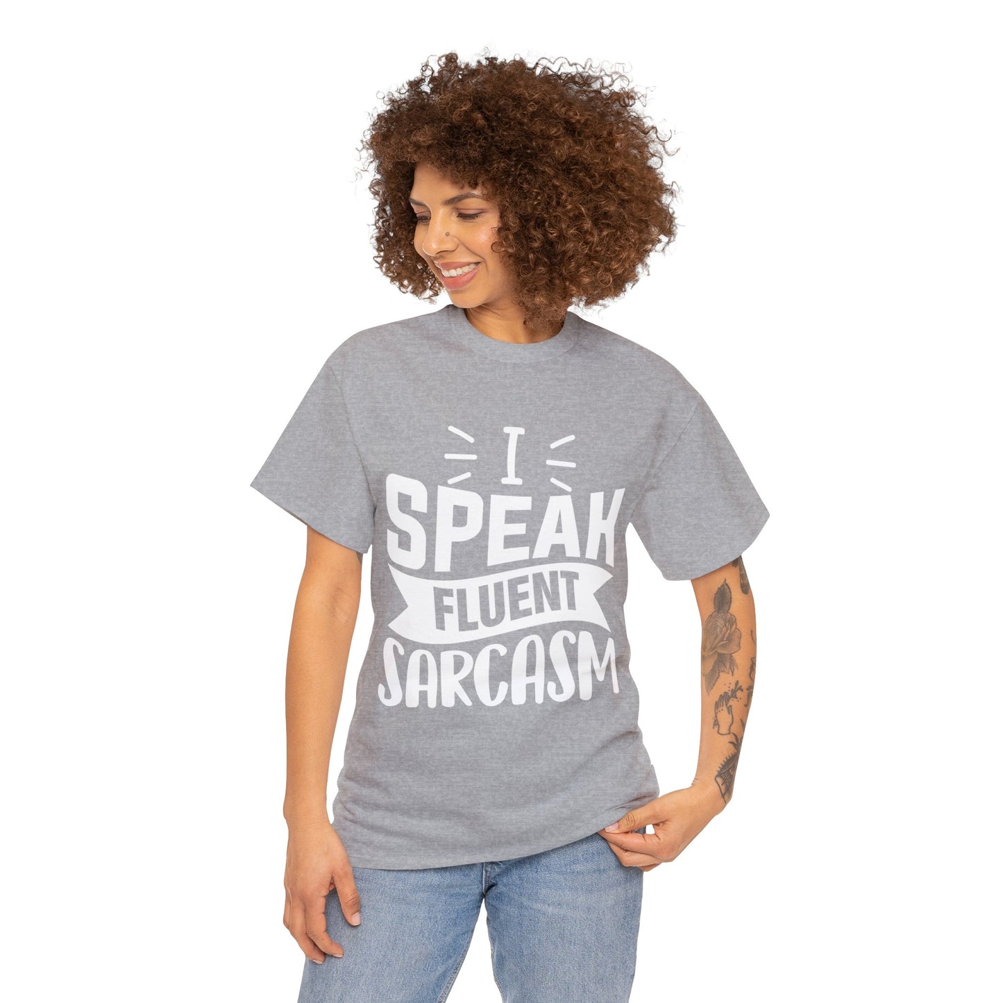 "I Speak Sarcasm" Cotton Tee