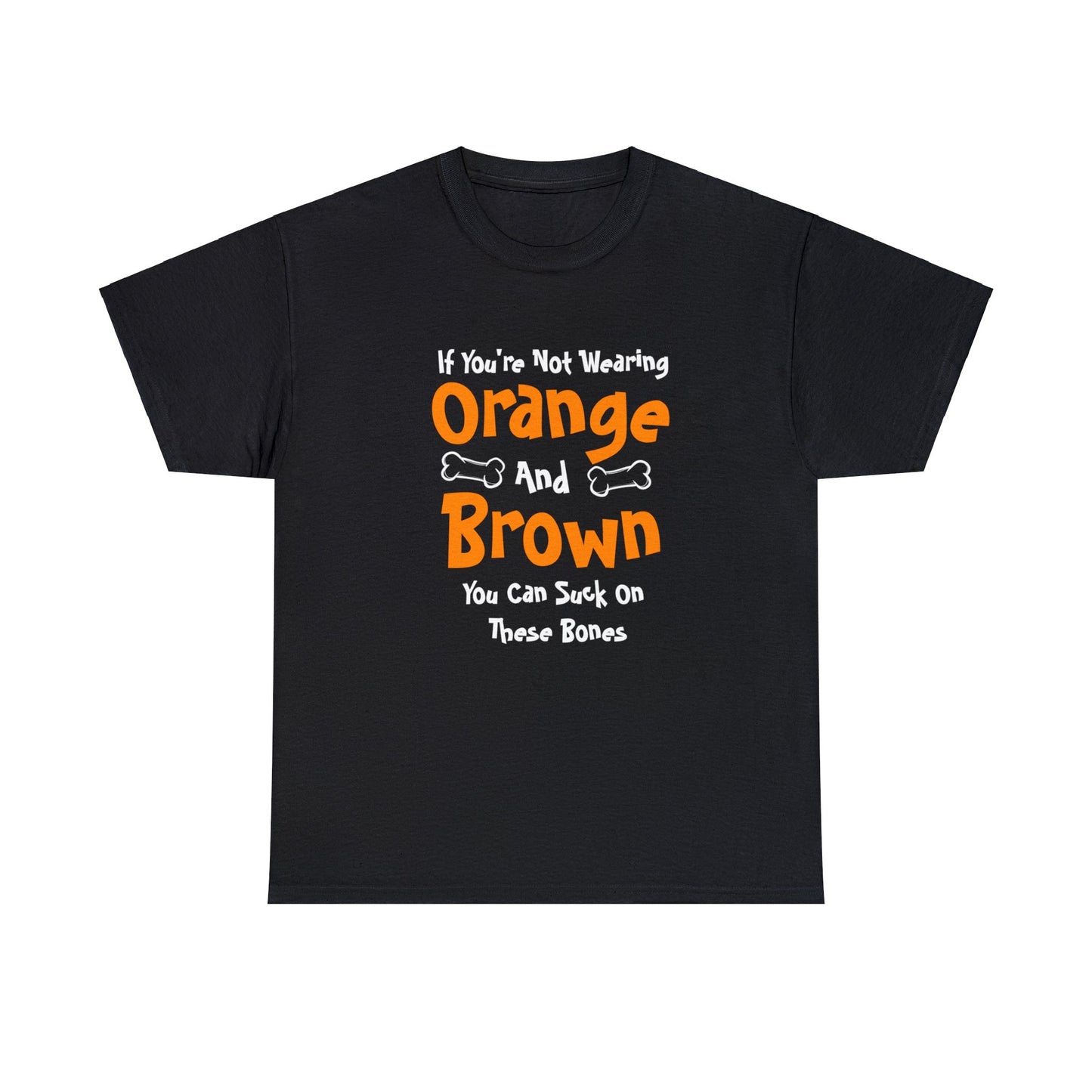 "Orange and Brown" Heavy Cotton Tee