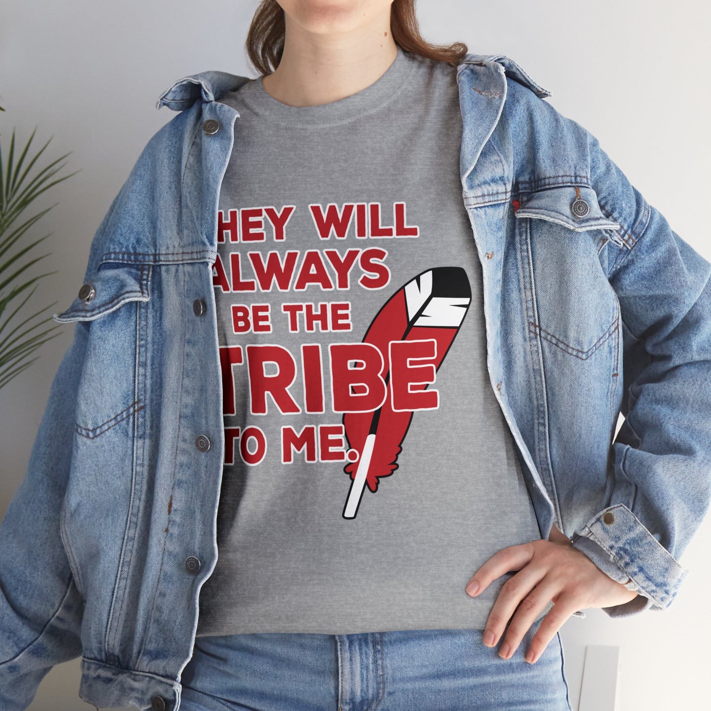 "Tribe"Heavy Cotton Tee
