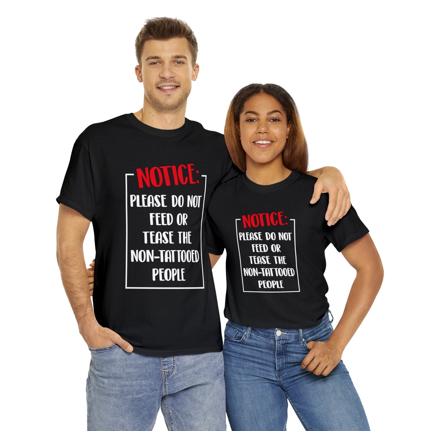 "Do Not Feed Or Tease" Cotton Tee
