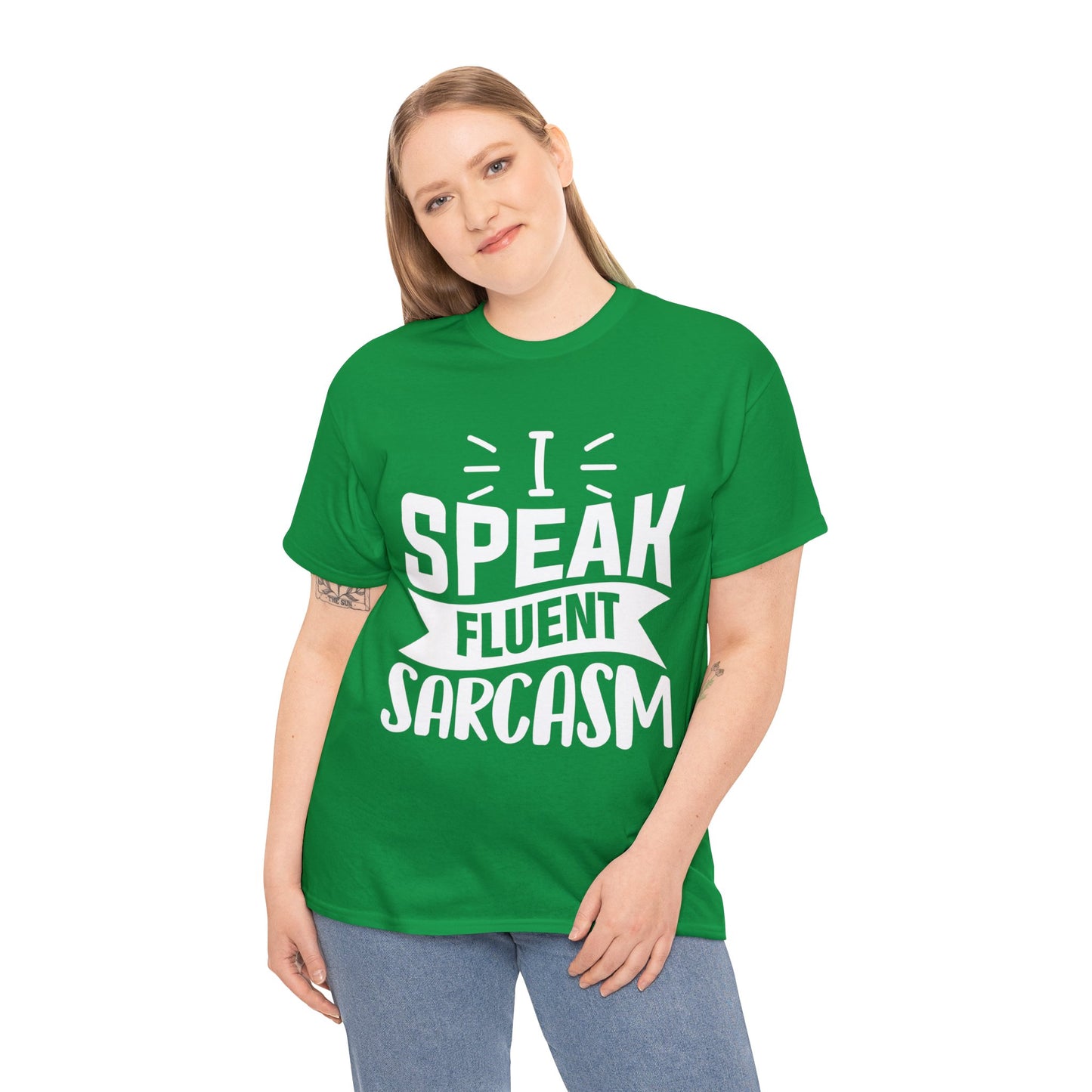 "I Speak Sarcasm" Cotton Tee