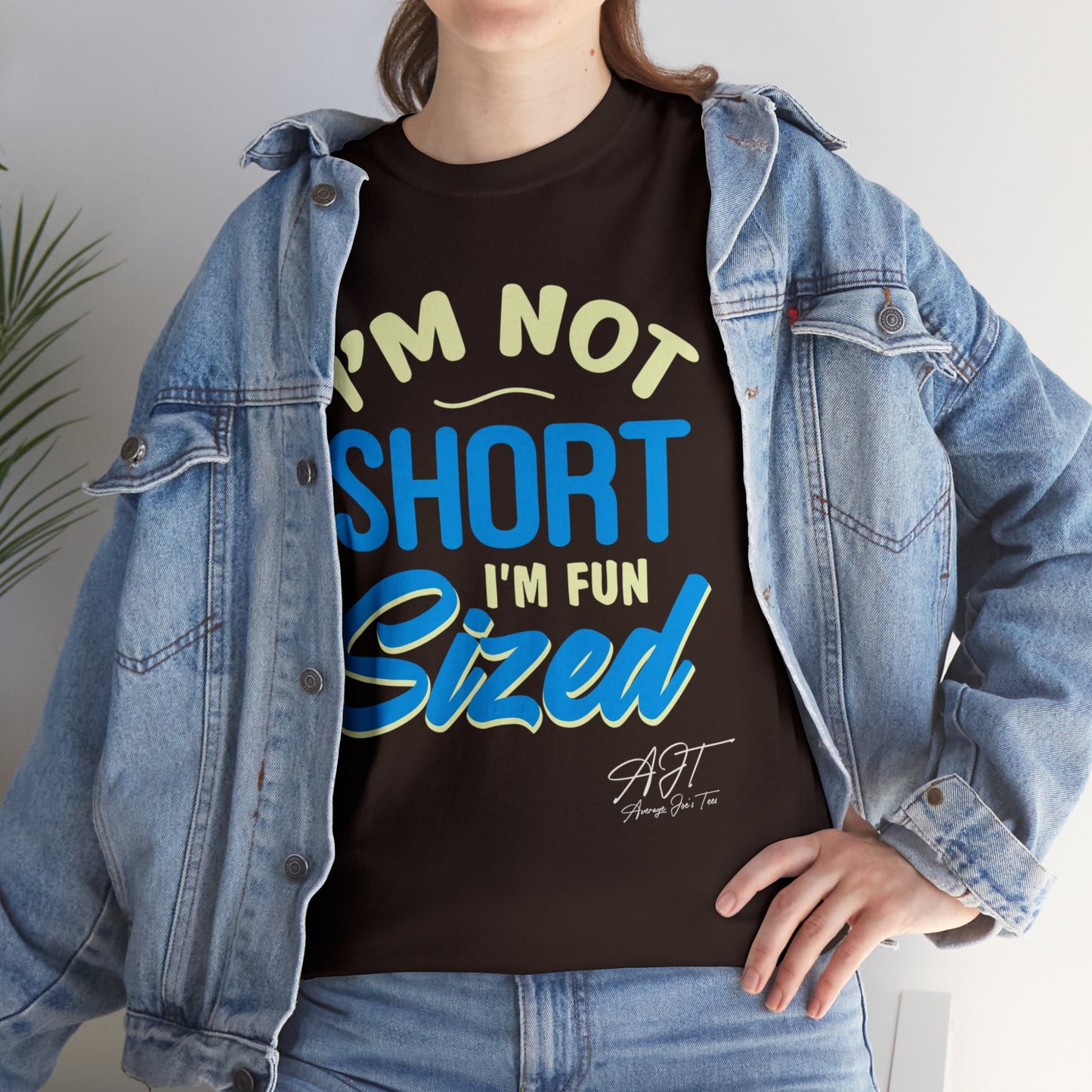 "I'm Not Short" Cotton Tee