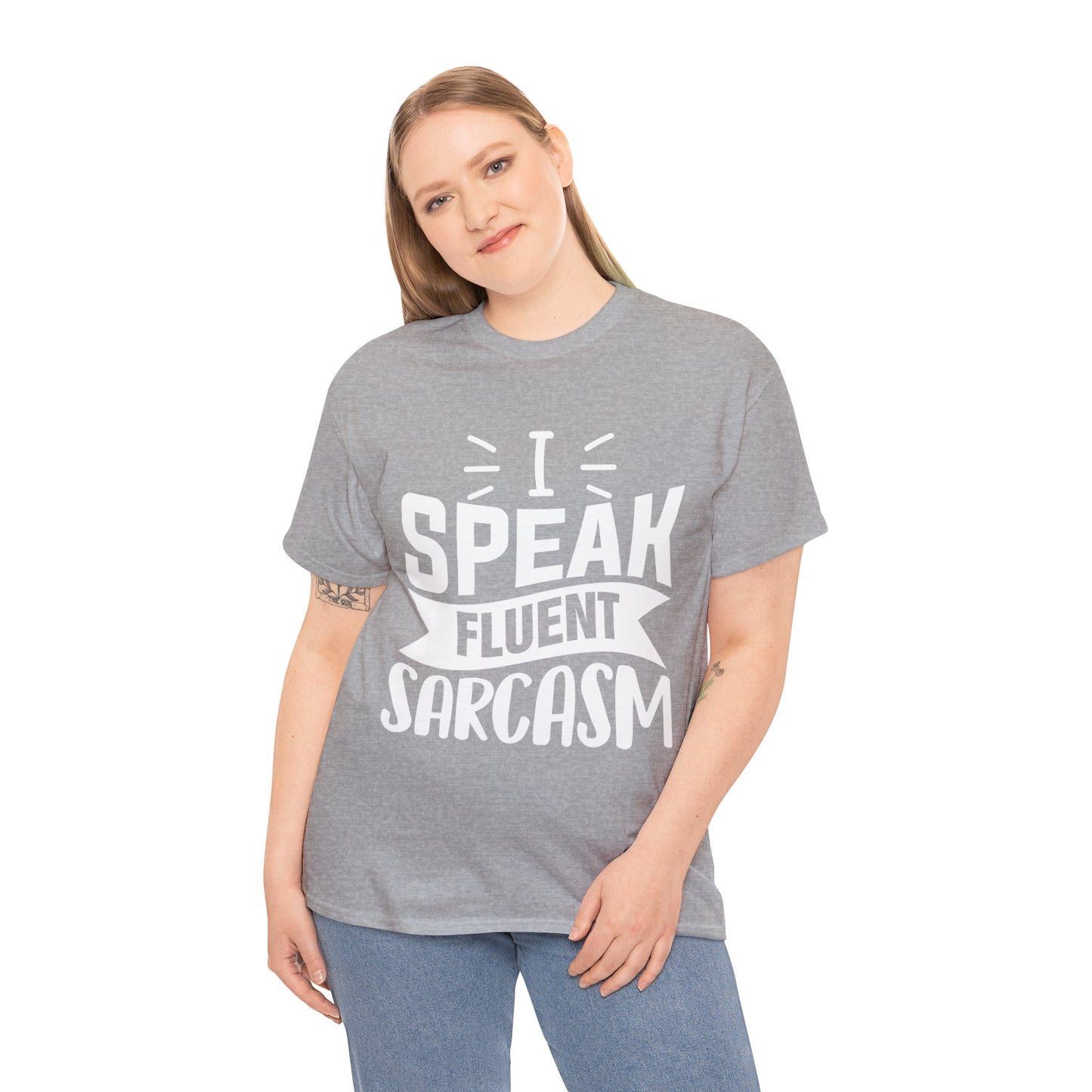 "I Speak Sarcasm" Cotton Tee