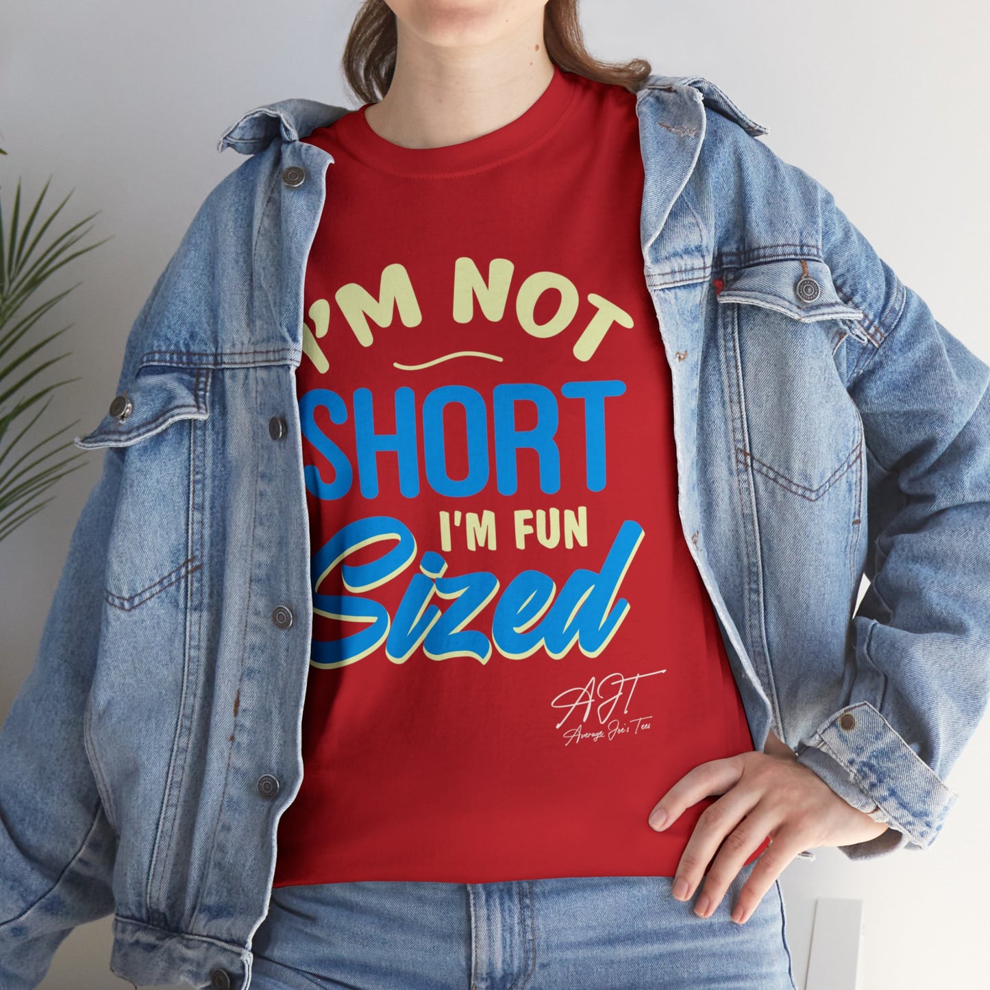 "I'm Not Short" Cotton Tee