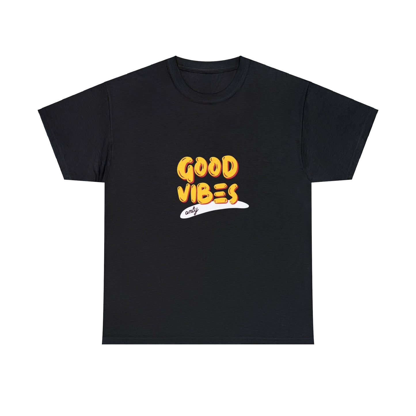 "Good Vibes Only" Cotton Tee