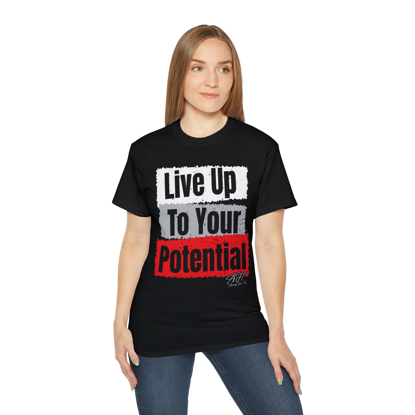 "Live Up To Your Potential" Cotton Tee
