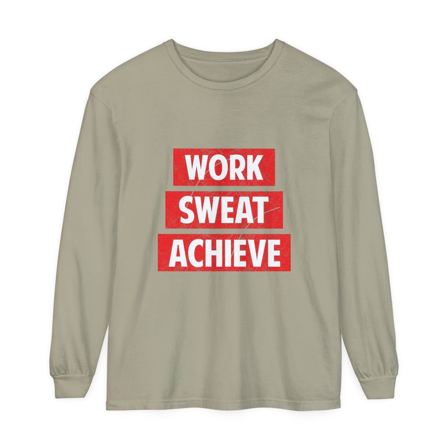 Work Sweat Achieve Long Sleeve T-Shirt - Unisex