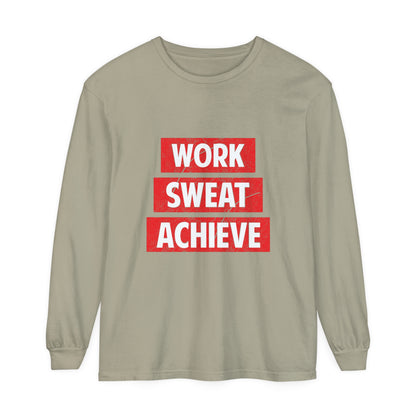 Work Sweat Achieve Long Sleeve T-Shirt - Unisex