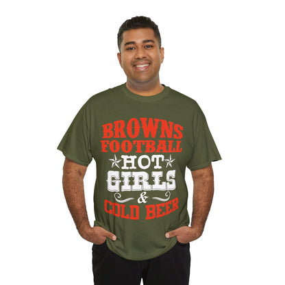 Football, Girls & Beer Cotton Tee