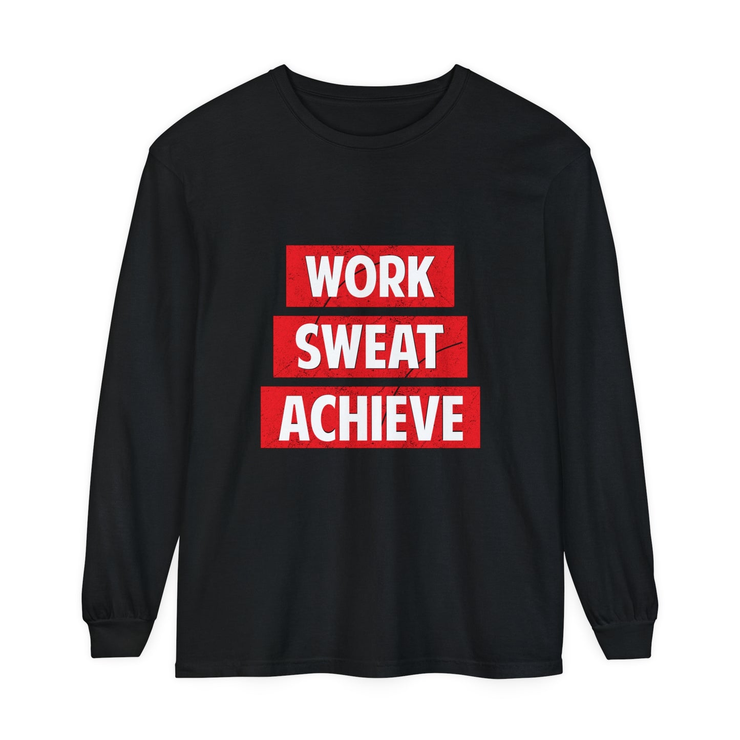 Work Sweat Achieve Long Sleeve T-Shirt - Unisex