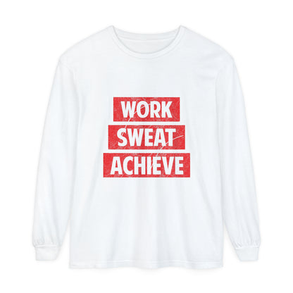 Work Sweat Achieve Long Sleeve T-Shirt - Unisex