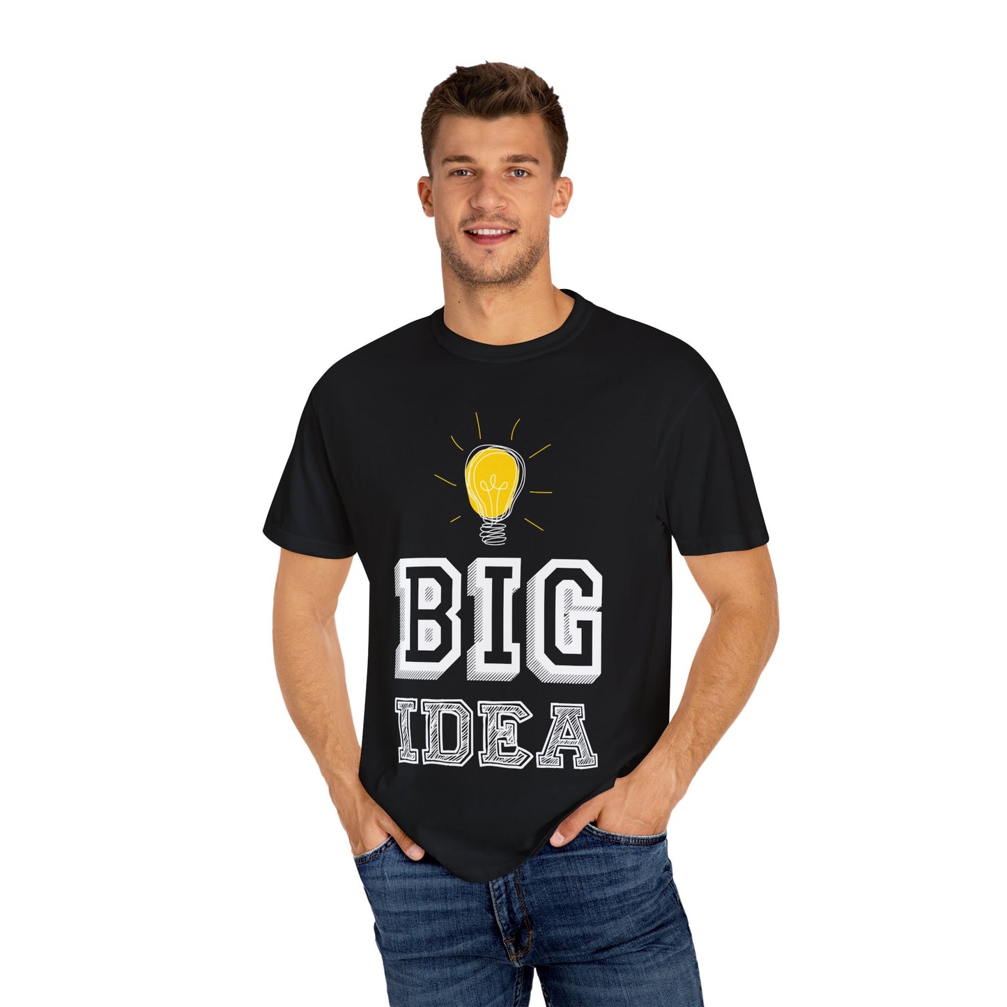 T-Shirt Big Idea Design Unisex Garment-Dyed Tee