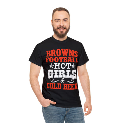 Football, Girls & Beer Cotton Tee