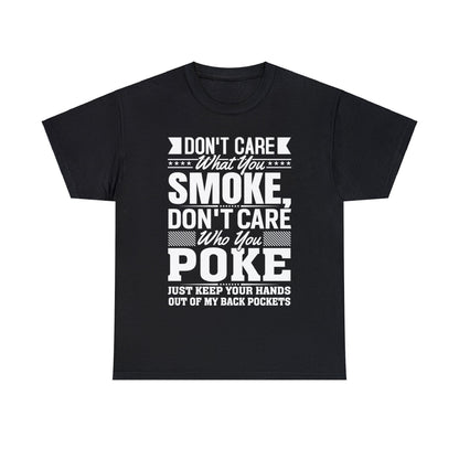 "Don't Care"Cotton Tee