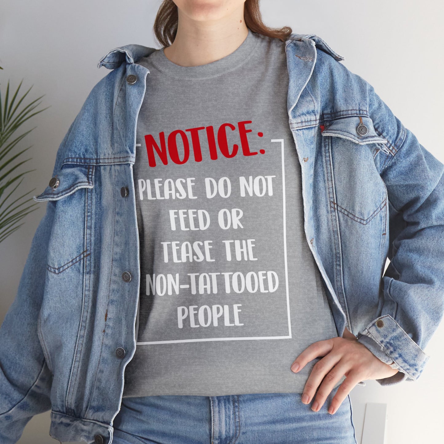 "Do Not Feed Or Tease" Cotton Tee