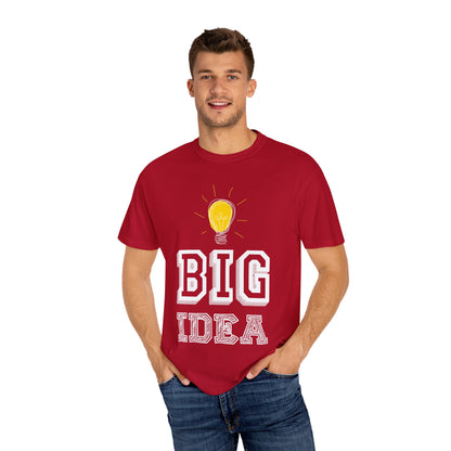 T-Shirt Big Idea Design Unisex Garment-Dyed Tee