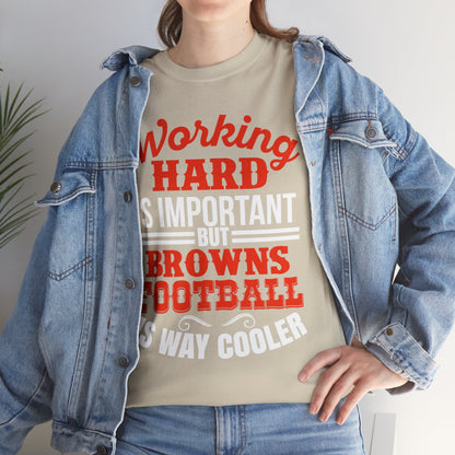 "Working Hard" Cotton Tee