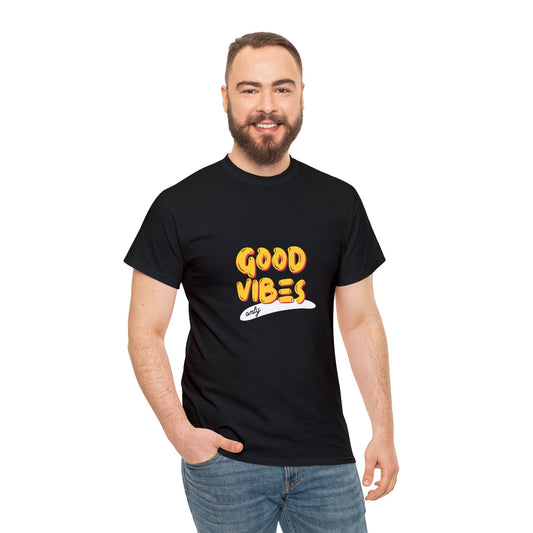 "Good Vibes Only" Cotton Tee